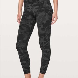 Lululemon Align Leggings 25" Incognito Camo Multi Grey Size 4